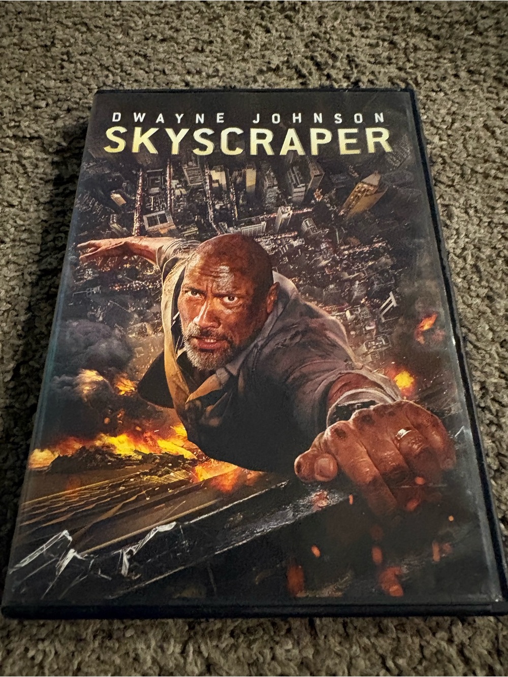 Skyscraper (Dwayne Johnson) DVD - Black